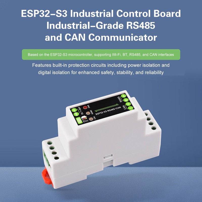 ESP32-S3-RS485-CAN Wifi BT Relay Industrial Control Board RS485 CAN Communicator