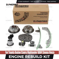 Timing Chain Kit VVT for 09-14 Toyota RAV4 Highlander Sienna Venza Camry 2.5 2.7