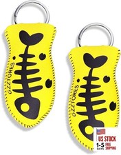 Floating Keychain, Boat Key Float - Float 4 to 5 Keys for Yellow Glowing