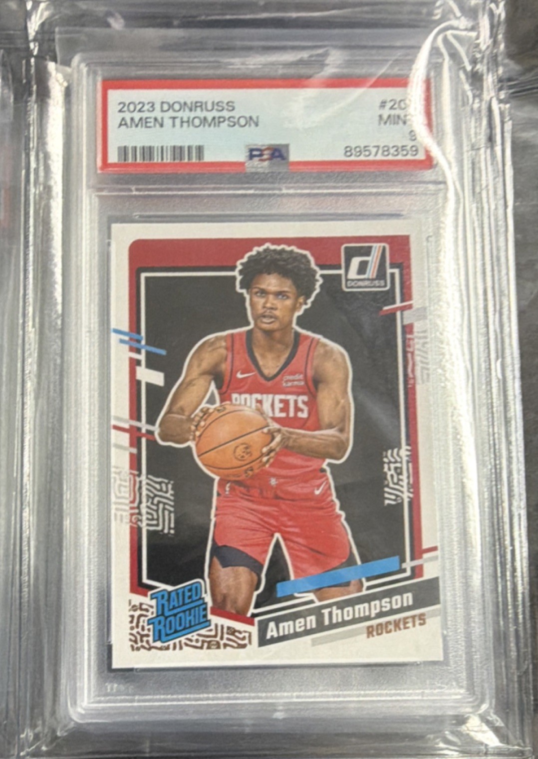 Panini Rated Rookie Amen Thompson front