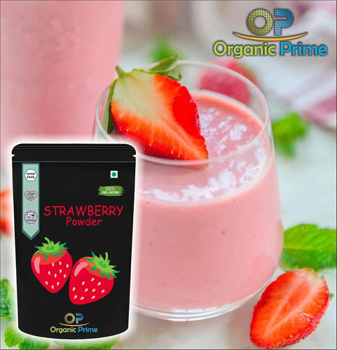 Poudre de fruits de fraise bio Prime | Sans sucres ni conservateurs ajoutés - Photo 5/6