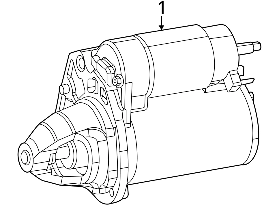 2015-2020 Jeep Cherokee Starter Motor OEM - Image 4 of 4