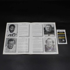 Don Coryell/Harvey Martin/Art Donovan +2 Signed Program Autograph JSA ZJ22810