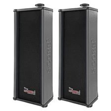 5 CORE Outdoor Speakers Pair Stereo in Wall Speaker 100W Peak Passive Mount Wire
