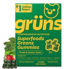 Adult Low Sugar Superfoods Greens Gummies wit...