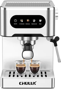 20 Bar Espresso Machine with Milk Frother for Home Cappuccino & Latte