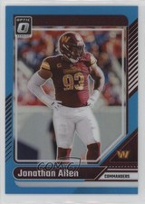 2024 Panini Donruss Optic Aqua Prizm 244/299 Jonathan Allen #200 0b3