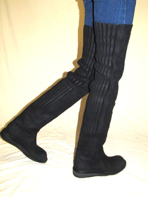 Rick Owens Creeper Overknee boots Mountain Collection FW2012/13 Gr 41