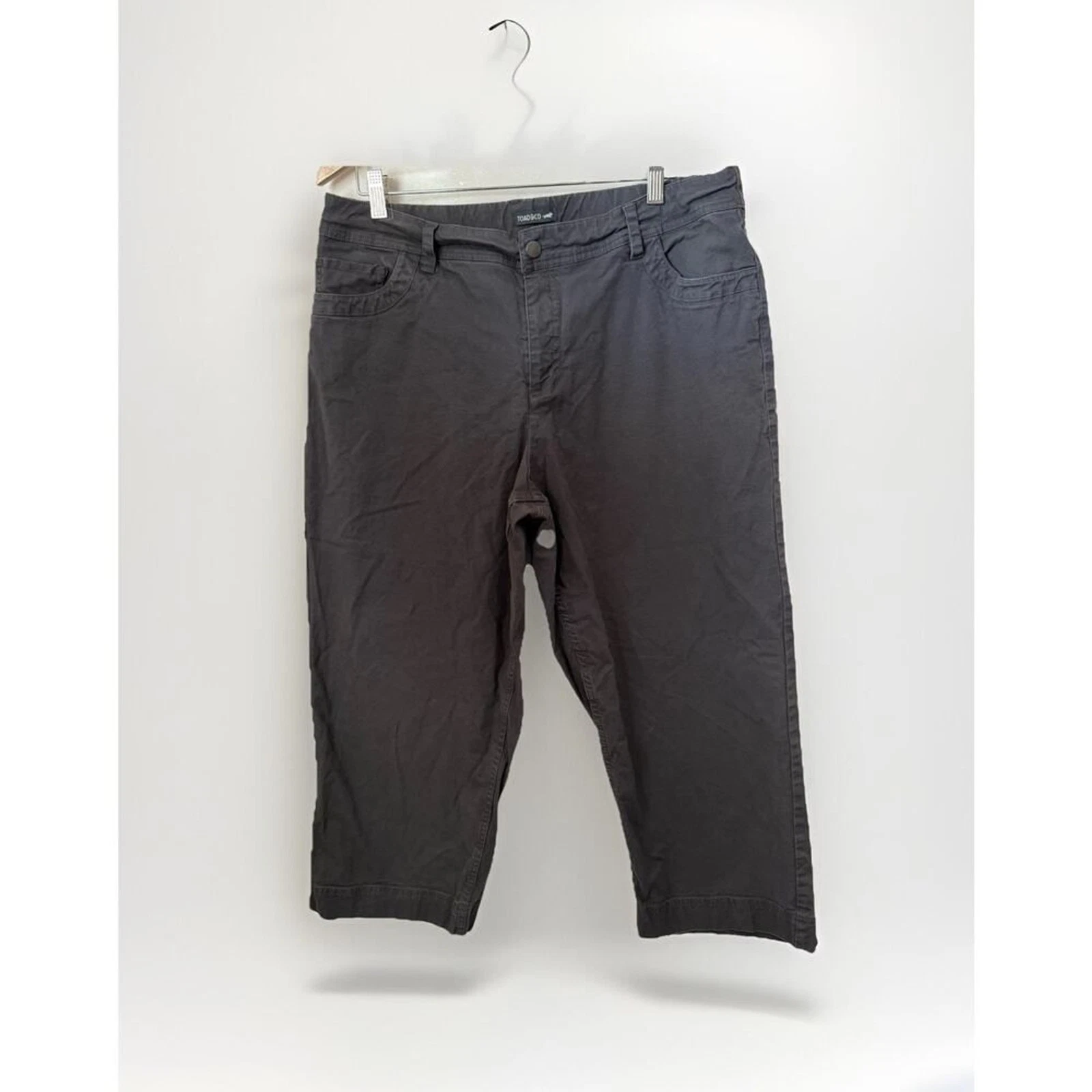 Toad&Co Pants Womens 18 Gray Earthworks Wide Leg Cropped Hiking Outdoors GORP
Opens in a new window