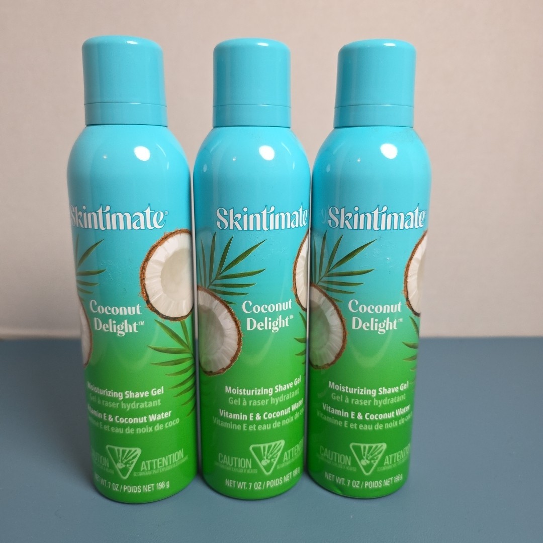 Skintimate Coconut Delight Shave Gel for Women, 7 oz - 3 Pac