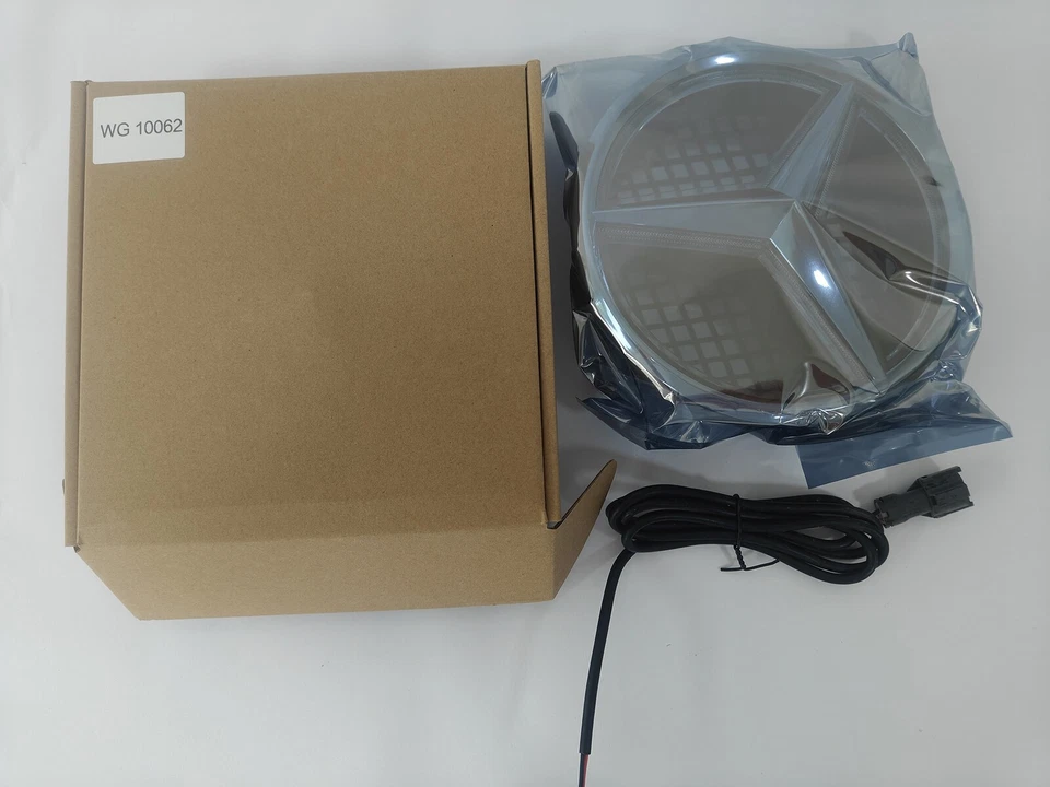 Fit for Illuminated Logo Star Badge Car Front Grille LED Emblem Fit Benz - Image 3 of 4