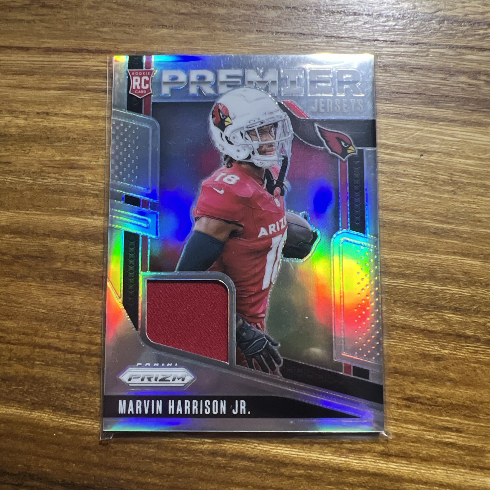 2024 Panini Prizm - Marvin Harrison Jr - Premier Jerseys Silver #PJ-MHJ (RC)