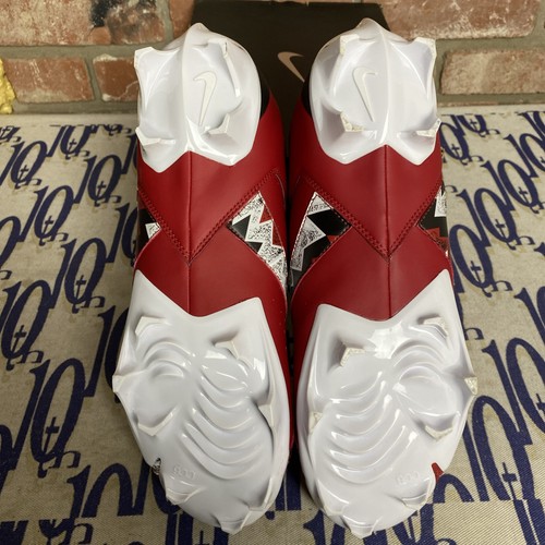 Size 12 - Oklahoma University Jordan 7 Low Football Cleat Preowned DV7350-661 - Picture 6 of 6