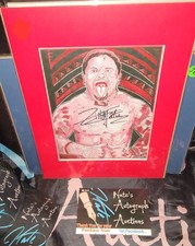 Zilla Fatu Umaga WWE AEW Hand signed Autographed 8x10 Photo 11x14 Matted Custom 