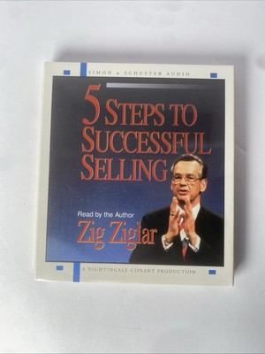 Zig Ziglar - 5 Steps to Successful Selling (Audio CD, 1995, Simon & Schuster)
