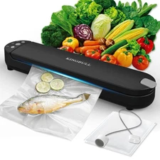 Vacuum Sealer Machine, Dry & Moist Food Sealer with Built-in Cutter, Sous Vid...
