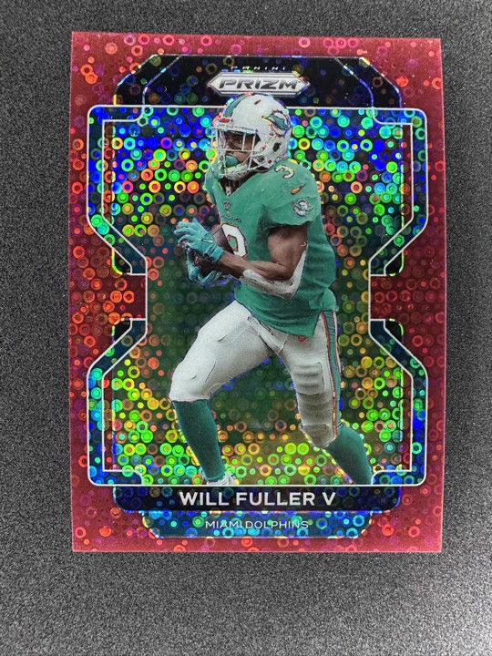 2021 Panini Prizm - Will Fuller V #105 Red No Huddle Prizm /50 SSP Rare