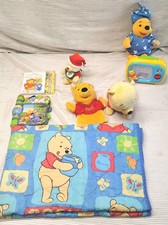 Disney Winnie the Pooh  Baby Quilted 54x40 Blanket, Plush, Electronic Toys Lot