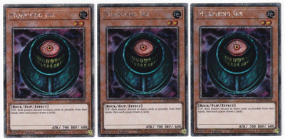 3x Morphing Jar - (RA03-EN098 - 1st Ed - Platinum Secret Rare) - NM - Yugioh