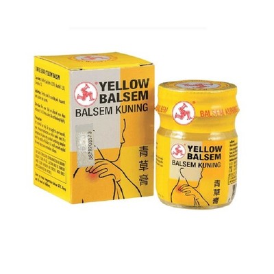 5 x Three Legs YELLOW BALSEM Analgesic Cream 36g for Pain Relief Muscle Ache