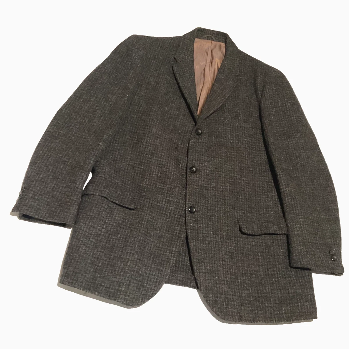 Vintage Harris Tweed Coat In Men's Coats & Jackets for sale - eBay