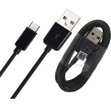 Fast Type-C Charging USB Cable Black For Samsung Galaxy S22 S23 S24 Plus Ultra