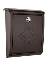 Architectural Mailboxes Bordeaux Rubbed Bronze Medium Steel Locking Wall Mount