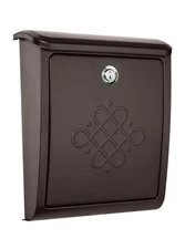 Architectural Mailboxes Bordeaux Rubbed Bronze Medium Steel Locking Wall Mount