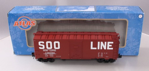 Atlas 3001811-1 calibre O línea SOO vagón de carga AAR #136090 (3 rieles) LN/caja | Condition: Used