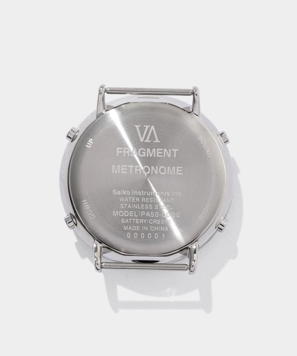 SEIKO Metronome Watch Fragment Edition Black Stainless Steel