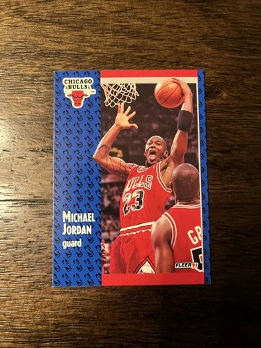 1991-92 Fleer - Michael Jordan #29 Chicago Bulls NBA Basketball HOF Card