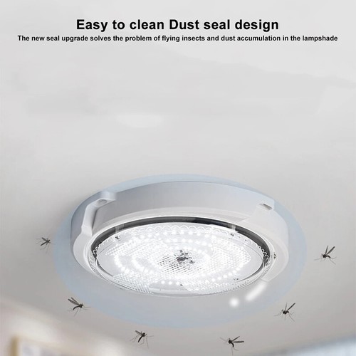 2PCS Solar Power Ceiling Pendant Light Remote Control Out/Indoor Lamp Waterproof - Picture 10 of 22
