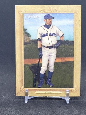 ICHIRO #15 2007 Topps Turkey Red Ad Back Variation SP Seattle Mariners