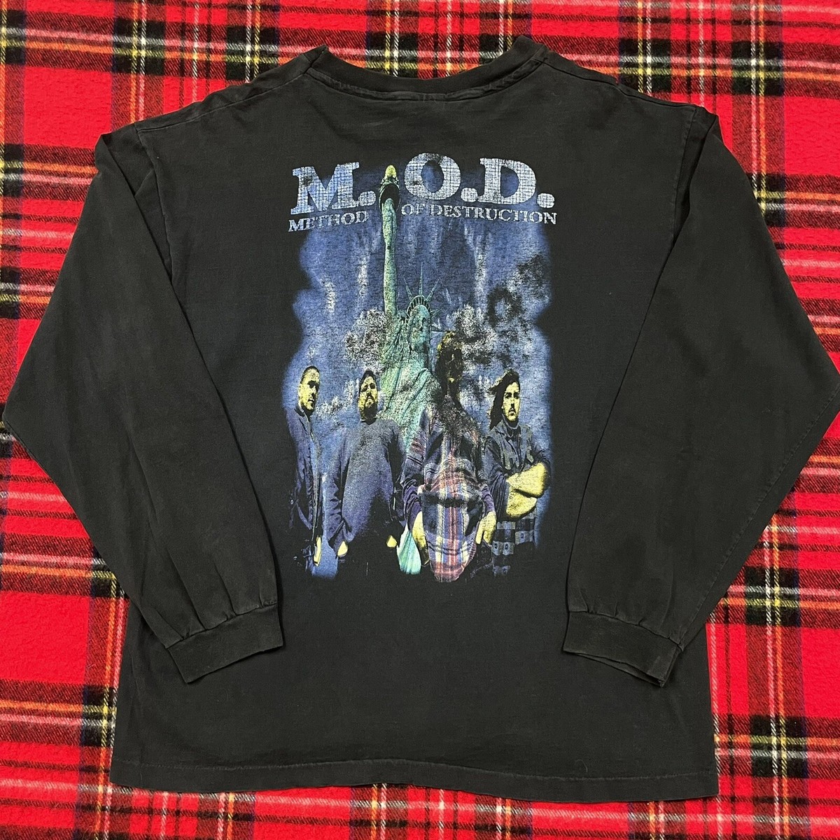 Vintage 90s M.O.D. Method of Destruction T-Shirt S.O.D. Punk