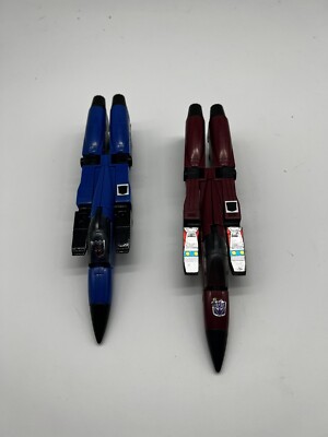 Decepticon Seeker Jet Lot - THRUST Seeker & DIRGE Blue - G1 Transformers