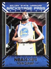 2018-19 Panini NBA Hoops Kevin Durant Backstage Pass #BSP-2 Warriors