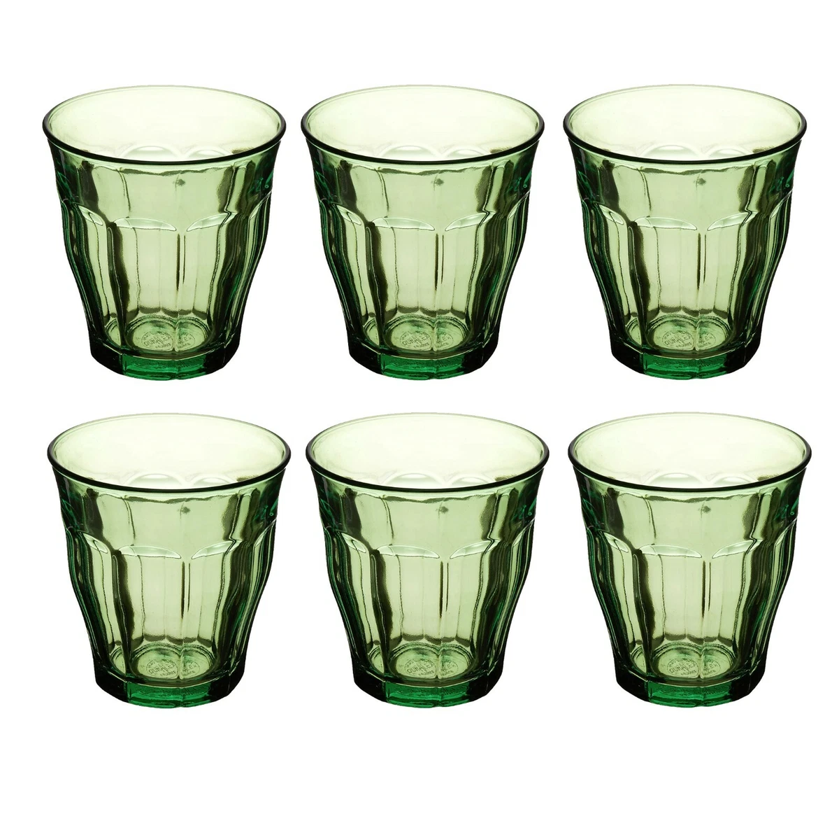 Duralex Set Di 12 Bicchieri Amalfi Da 7 Cl, Vetro Temperato Resistente, Ispirati Alla Costiera Amalfitana, Made In France, Impilabili E Durevoli