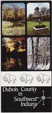c1980 Dubois County Indiana Map Brochure