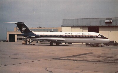 Airline Postcards        FRONT PAGE TOURS     Airlines   DC-9