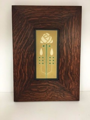 Motawi Long Stem Jade Art Tile Family Woodworks Legacy Arts
