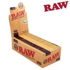 RAW Classic – Single Wide Rolling Papers - Naturally Unrefined (Box of 25)