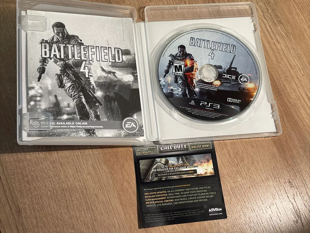  Battlefield 4 Ps3 : Video Games