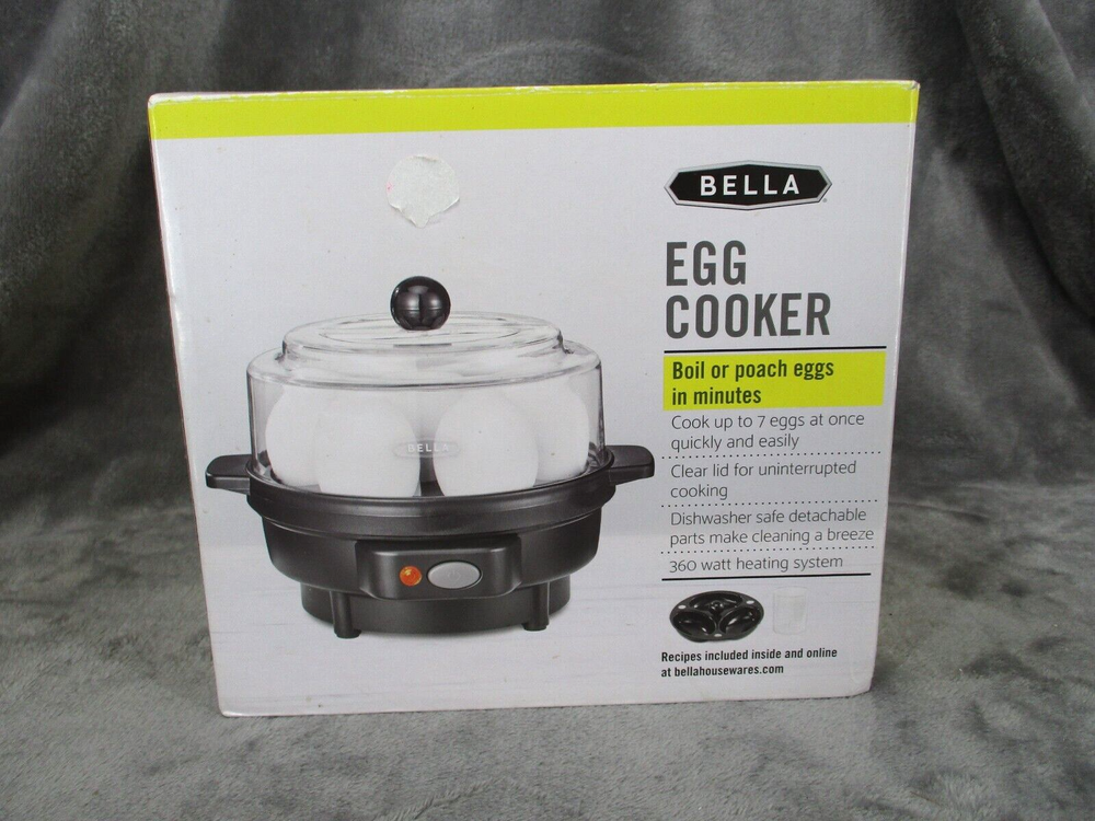 Bella 360W Egg Cooker with Detachable Base for 7 Eggs New