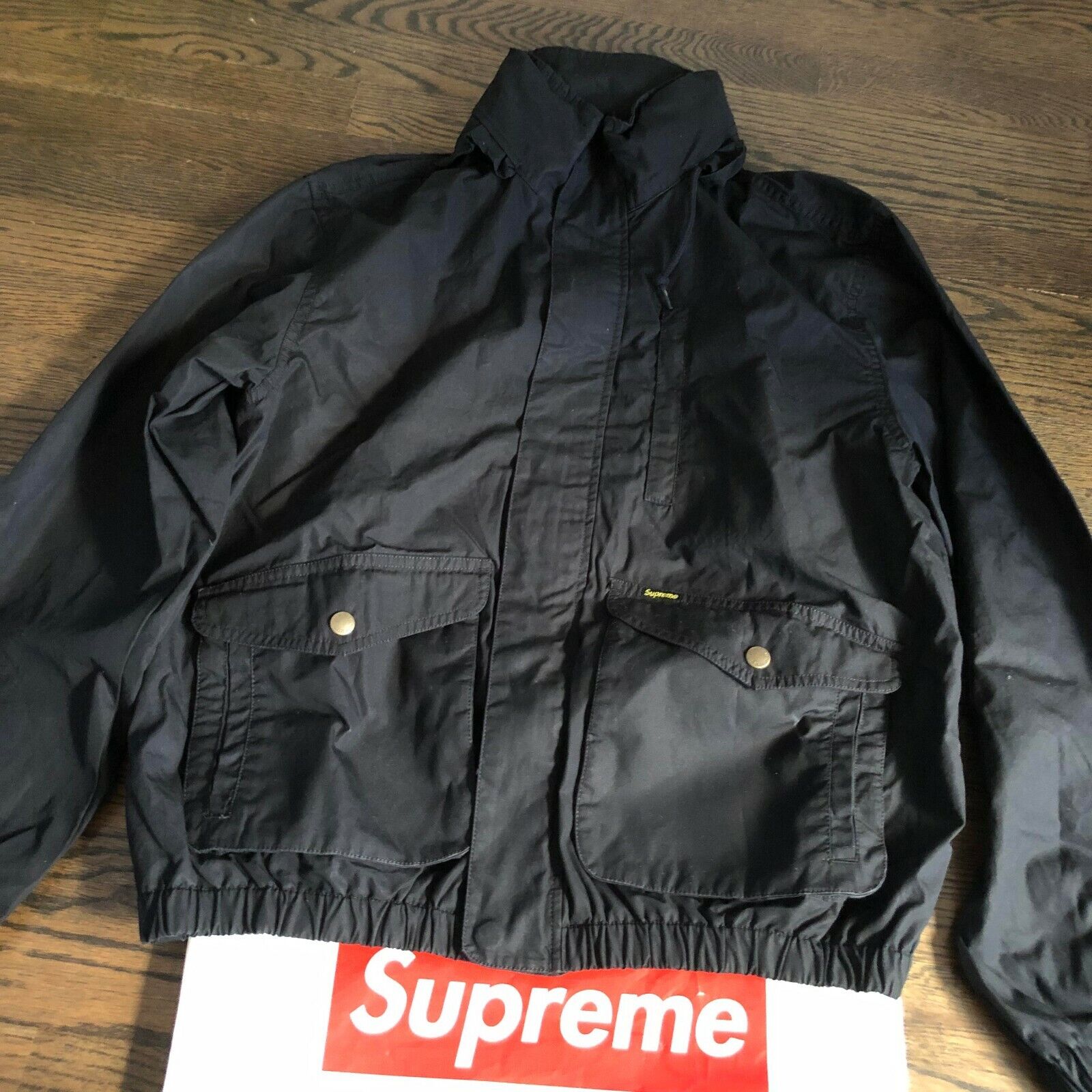 Brand New Supreme Highland Jacket with hood (SS19) Black M