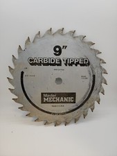 9" Carbide 28 Teeth Saw Blade 5/8 Arbor Used - feels sharp. Made in USA