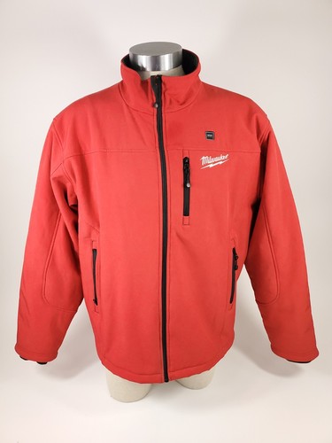 Zip Heated Jacket Coat Workwear Mens XL 