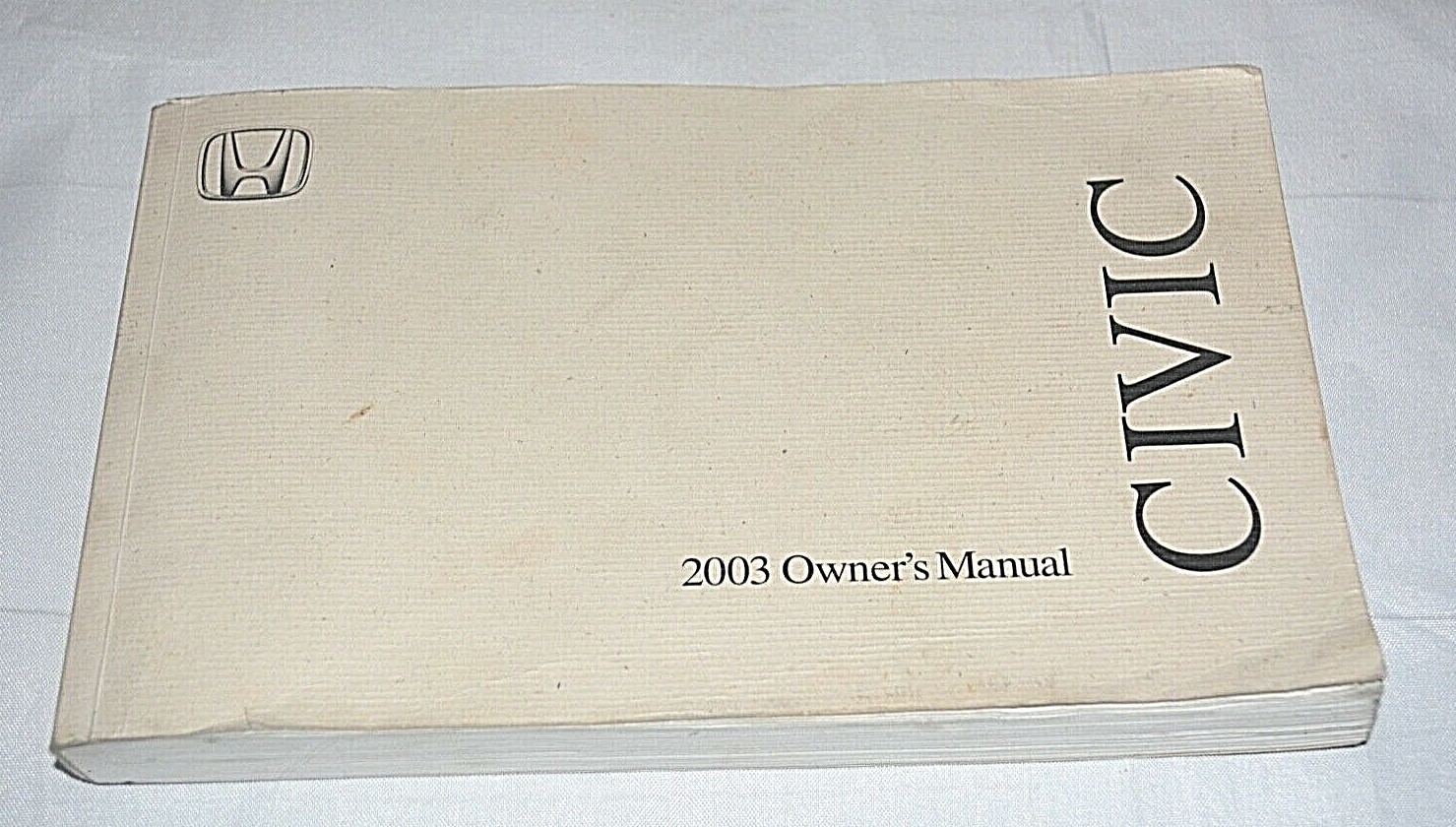 2003 HONDA CIVIC OWNER'S OWNER MANUAL GUIDE BOOK OEM | eBay