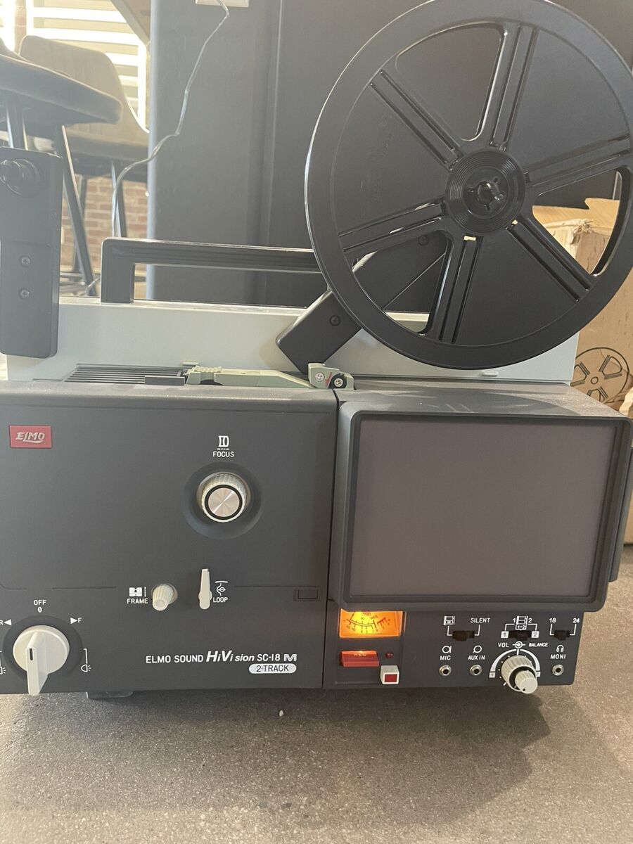 ELMO SC-18 M HiVision 2-Track Super 8mm, Sound Built In ELMO SC-18 M HiVision 2-Track Super 8mm, Sound Built In