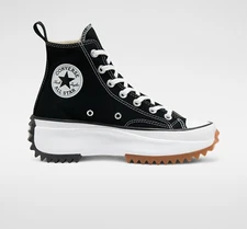 Converse Run Star Hike Shoes Men's High Sneakers Black/White 166800C US 5-12