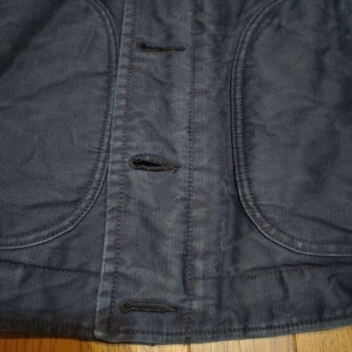Iron Heart Ihv-35 N-1 Vest Navy Blue Mens Fleece Small From Japan - Picture 9 of 15